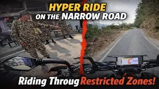 Police ne rok diya😱|| hyper ride on the narrow road🔥