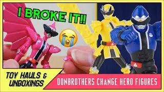 DONBROTHERS CHANGE HERO FIGURES but I break one... (Donbrothers Unboxing)