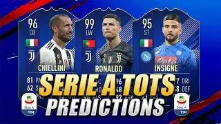 FIFA 19 | SERIE A TEAM OF THE SEASON PREDICTIONS | w/ Ronaldo, Chiellini & Insigne