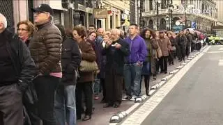 3 horas de cola para dar el último adiós a Adolfo Suárez