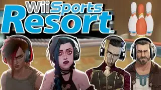 Джинкс, Ви, Силко и Вандер играют в Wii Sports Resort 100 Pin Bowling #2