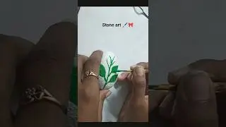 stone art ?🖌️👀#@Its_hana06#new  #adorablecrafts  #ytshorts#craftideas #paperweight #trending 🎨🖌️