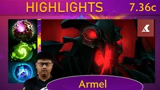 💰 7.36c Armel Shadow Fiend |KDA - 34 KP - 69%| 900+ GPM! Mid Highlights - Dota 2 Top MMR