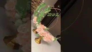 hoop flower centerpieces DIY on a budget💐