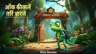 Jungle School Mein Naya Student | @StoryNarrator-0 & Jungle Hindi Kahani Lovely Kids Story