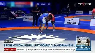 Lupte: Alexandra Anghel a c&acirc;ştigat medalia de bronz la Mondialele de la Belgrad