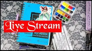 Livestream Been struggling but lets do some art!