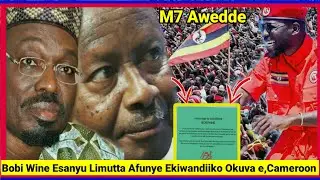 Agakagwawo Bobi Wine Esanyu Limutta Afunye Ekiwandiiko Okuva e,Cameroon Bamusiimye 