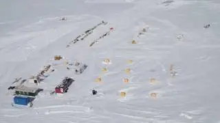 Summit Camp Greenland, aerial video