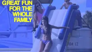 Aquaglide Freefall Pontoon Slide