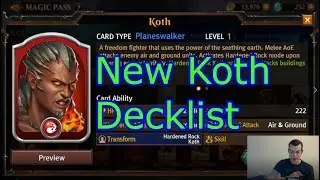Magic: ManaStrike Koth Season live! First matches with new Koth decklist