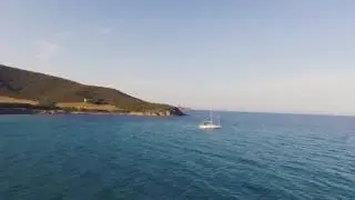 SplitShire Flying Away From Sailboat