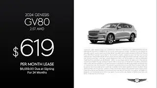 Genesis GV80 07/13/2024 4058887