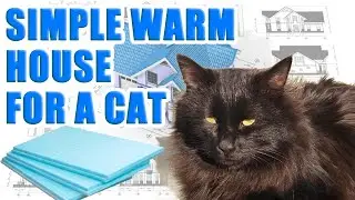 How To Easily Make A DIY Warm House For Cats