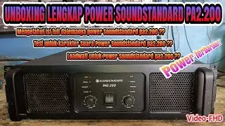 Power Soundstandard pa2.200 🔴 unboxing lengkap ‼️
