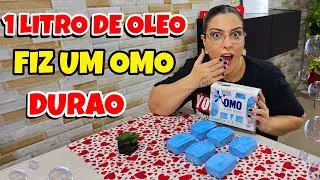 COMO FA&Ccedil;O MEU SAB&Atilde;O CASEIRO OMO EM BARRA SUPER F&Aacute;CIL DE FAZER E MUITO DURO😍😱