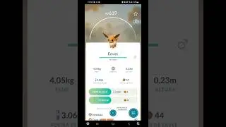 Evolu&ccedil;&atilde;o de EEVEE para VAPOREON! #rogergames #pokemongo #pokemon #pokemongobr #Eevee #vaporeon