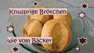 Mega knusprige Brötchen/Schrippen/Wecken wie vom Bäcker! Crispy rolls
