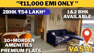 1BHK 2bhk flat in vasai | big size flat | 30+ MO. MORDEN AMENITIES | vvmc water | flat in Mumbai