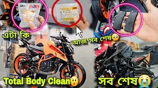 KTM Duke 390:3rd Service & Total Body Clean 😲