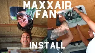Установка вентилятора MAXXAIR своими руками | Обшивка крыши панелями с шипами и пазами | Переобор...