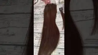 26 inches Color #4 Medium Brown Genius Weft | REIGN HAIR