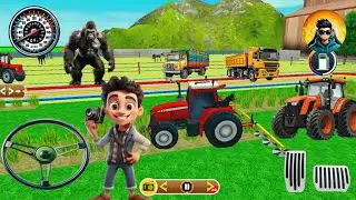 Modern Tractor Farming Driving Simulator 3D - New Tractor Games - Android  Gameplay