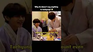 Taejin: Jin is so whipped 😂 #taejin #bts #ytshorts #btsshorts #jin #taehyung