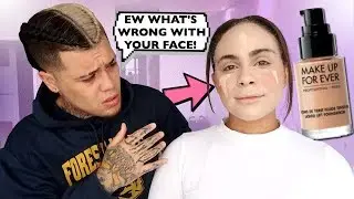 Wearing A WHOLE BOTTLE OF FOUNDATION To See If My Boyfriend Notices!