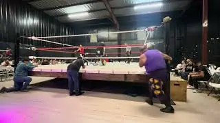 Aces Pro Wrestling Dungeon: Redd Davis/Jason Way w. Bigg Redd vs Kaius/Lunchador