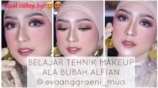 Belajar tehnik makeup BUBAH ALFIAN | Keren banget hasilnya |#bubahsquad|No Mixing Foundation