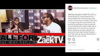 CHICAGO REACTS TO ZACK TV DEATH!