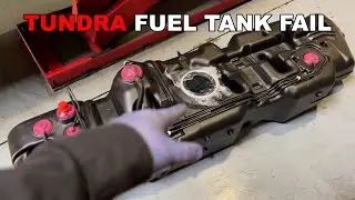 FUEL TANK REPLACEMENT ON A 2016 TOYOTA TUNDRA