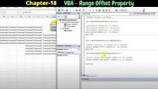 Excel VBA - Range offset property in Excel VBA | Range offset Property in VBA