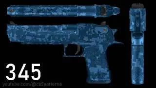 Desert Eagle | Cobalt Disruption - ALL 1000 PATTERNS CS2