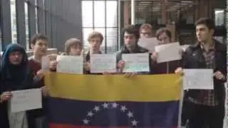 Estamos contigo Venezuela! Oxford brookes university students