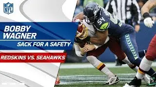 Bobby Wagner Sacks Kirk Cousins for a Safety! | Redskins vs. Seahawks | NFL Wk 9 Highlights