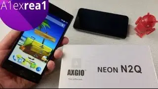 AXGIO Neon N2Q самый дешевый смартфон на mtk 6592 распаковка и первый взгляд