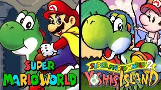 SUPER MARIO WORLD 1 & 2 - All Fortresses & Castles