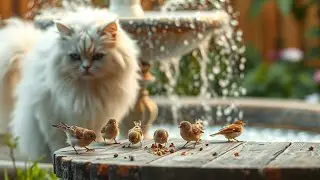 A Beautiful Day in the Meadow 🐿️ Non-stop Birds & Squirrels | Cat TV Birds Dog TV for Pets & People