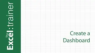 Promo for "Create a Dashboard" with Excel Webinar