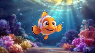 Nemo the Brave Clownfish | Underwater Adventure Story for Kids | Cartoon Nursery Rhyme