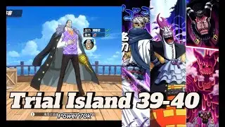 Gameplay Crocodile Cross Guild Power 70k Trial Island 39-40 - One Piece Figthing Path
