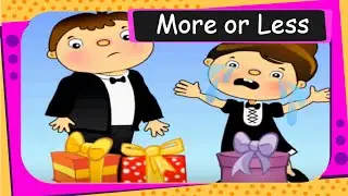 Short animated story for kids - More or Less - English