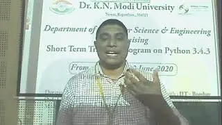 DKNMU-Short Term Training Program on Python 3.4.3 organised by Department of CSE