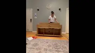 Customers Review! YITAHOME Highboy #TVStand Barnwood installation | Best y TV Stand for home