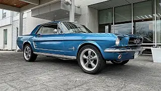 RESTORING A 1966 MUSTANG IN 3 MINUTES: V8 Swap, Disc Brakes, and more!