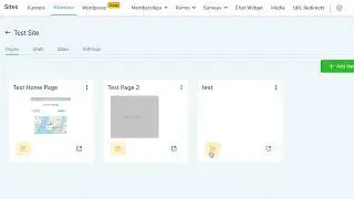 How to create and update global sections .