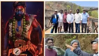 PUSHPA 2 SHOOTING LEAKS #alluarjun #pushpa #hyderabad #ramojifilmcity