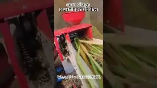 High Efficiency Corn Silage Crushing  Machine | How does Maize Stalk Crushing Machine Work?